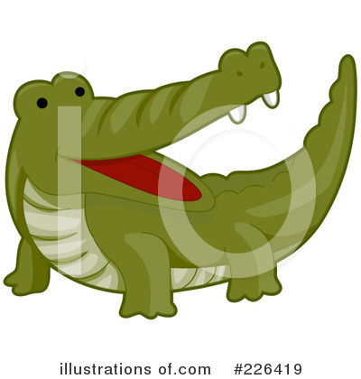 Royalty-Free (RF) Crocodile Clipart Illustration by BNP Design Studio - Stock Sample #226419