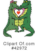 Crocodile Clipart #42972 by Dennis Holmes Designs
