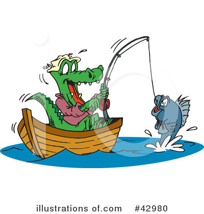 Boat Clipart #42980 by Dennis Holmes Designs
