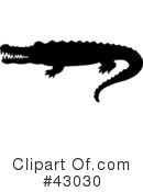 Crocodile Clipart #43030 by Dennis Holmes Designs