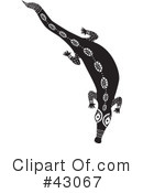Crocodile Clipart #43067 by Dennis Holmes Designs