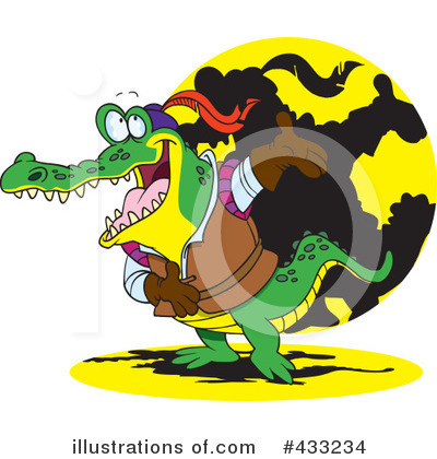 Alligator Clipart #433234 by toonaday