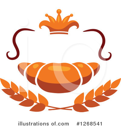 Royalty-Free (RF) Croissant Clipart Illustration by Vector Tradition SM - Stock Sample #1268541