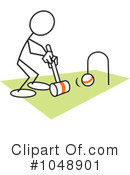 Croquet Clipart #1048901 by Johnny Sajem