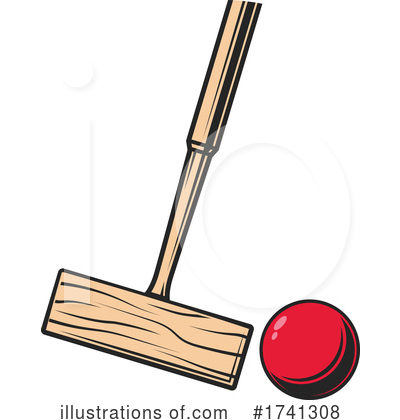Royalty-Free (RF) Croquet Clipart Illustration by Vector Tradition SM - Stock Sample #1741308