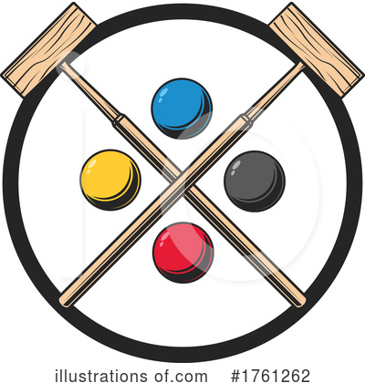 Croquet Clipart #1761262 by Vector Tradition SM