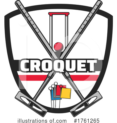Croquet Clipart #1761265 by Vector Tradition SM