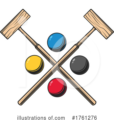 Croquet Clipart #1761276 by Vector Tradition SM