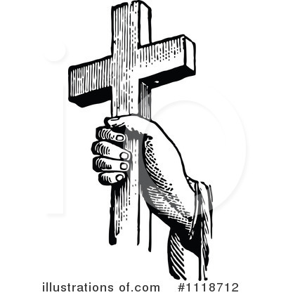 Royalty-Free (RF) Cross Clipart Illustration by Prawny Vintage - Stock Sample #1118712