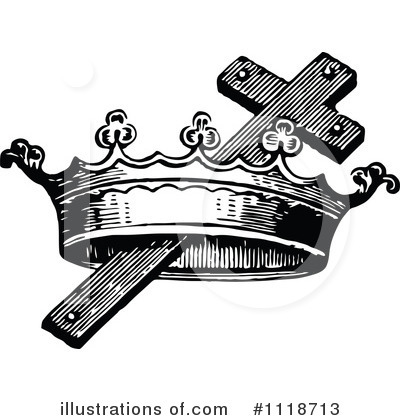 Royalty-Free (RF) Cross Clipart Illustration by Prawny Vintage - Stock Sample #1118713
