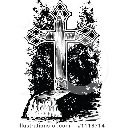 Royalty-Free (RF) Cross Clipart Illustration by Prawny Vintage - Stock Sample #1118714