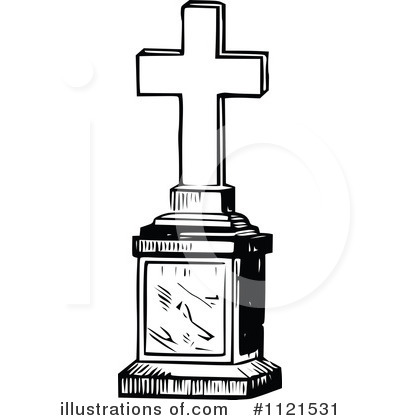 Royalty-Free (RF) Cross Clipart Illustration by Prawny Vintage - Stock Sample #1121531