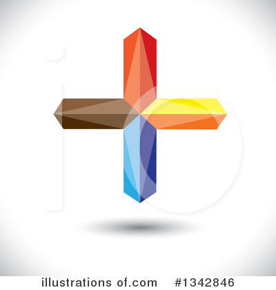Cross Clipart #1342846 by ColorMagic