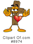 Cross Clipart #8974 by Mascot Junction