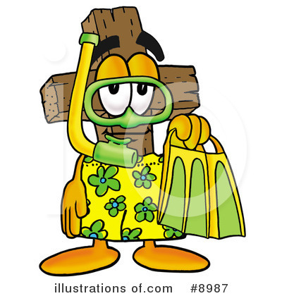 Royalty-Free (RF) Cross Clipart Illustration by Mascot Junction - Stock Sample #8987
