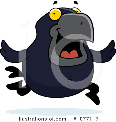 Royalty-Free (RF) Crow Clipart Illustration by Cory Thoman - Stock Sample #1077117