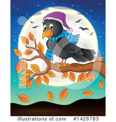 Crow Clipart #1426783 by visekart
