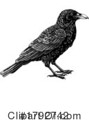 Crow Clipart #1792742 by AtStockIllustration