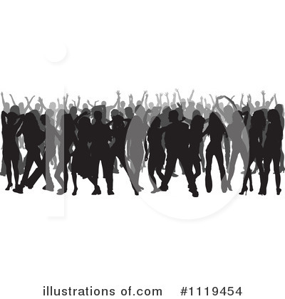 Royalty-Free (RF) Crowd Clipart Illustration by dero - Stock Sample #1119454
