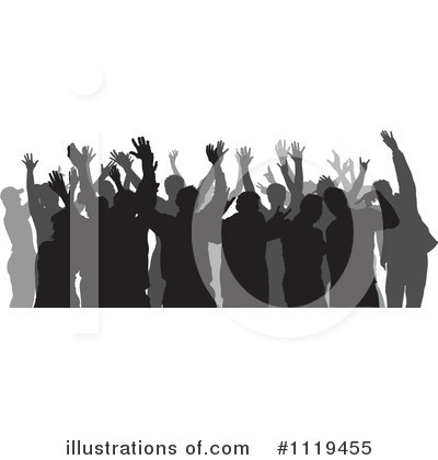 Royalty-Free (RF) Crowd Clipart Illustration by dero - Stock Sample #1119455