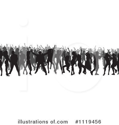 Royalty-Free (RF) Crowd Clipart Illustration by dero - Stock Sample #1119456