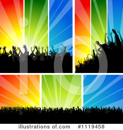 Royalty-Free (RF) Crowd Clipart Illustration by dero - Stock Sample #1119458