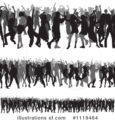 Royalty-Free (RF) Crowd Clipart Illustration by dero - Stock Sample #1119464