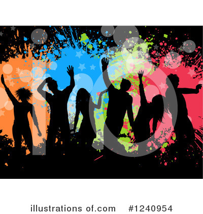 Dancing Clipart #1240954 by KJ Pargeter