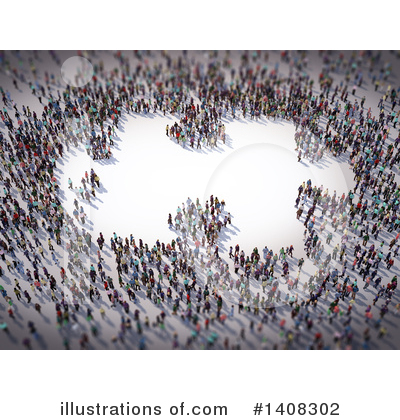 Royalty-Free (RF) Crowd Clipart Illustration by Mopic - Stock Sample #1408302
