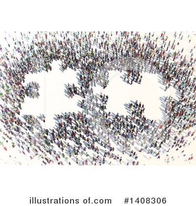 Royalty-Free (RF) Crowd Clipart Illustration by Mopic - Stock Sample #1408306