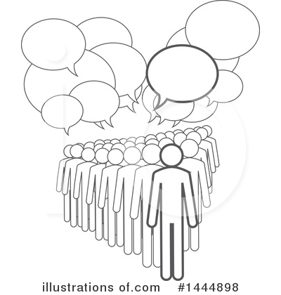 Royalty-Free (RF) Crowd Clipart Illustration by ColorMagic - Stock Sample #1444898