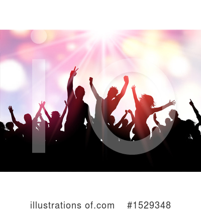 Royalty-Free (RF) Crowd Clipart Illustration by KJ Pargeter - Stock Sample #1529348