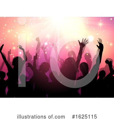 Royalty-Free (RF) Crowd Clipart Illustration by KJ Pargeter - Stock Sample #1625115