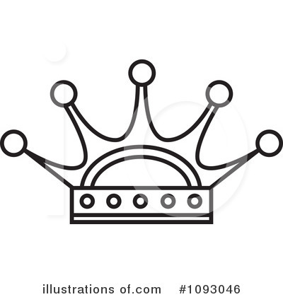 Royalty-Free (RF) Crown Clipart Illustration by Lal Perera - Stock Sample #1093046