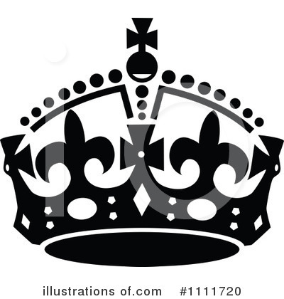 Royalty-Free (RF) Crown Clipart Illustration by Prawny Vintage - Stock Sample #1111720