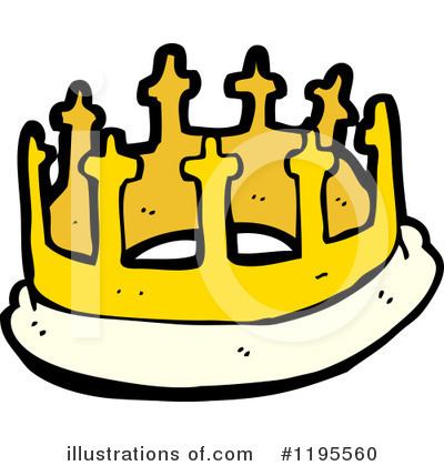 Gold Crown Clipart #1195560 by lineartestpilot