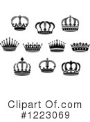 Crown Clipart #1223069 by Vector Tradition SM