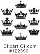 Crown Clipart #1223901 by Vector Tradition SM