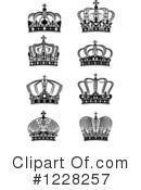 Crown Clipart #1228257 by Vector Tradition SM