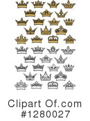 Crown Clipart #1280027 by Vector Tradition SM