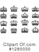 Crown Clipart #1280030 by Vector Tradition SM