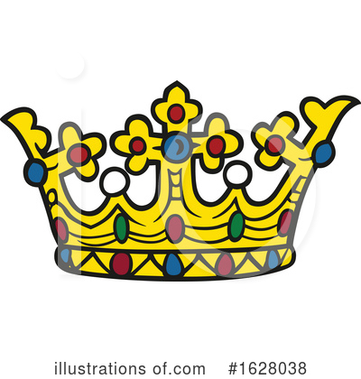 Royalty-Free (RF) Crown Clipart Illustration by dero - Stock Sample #1628038