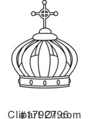 Crown Clipart #1792796 by Hit Toon