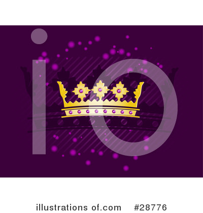 Royalty-Free (RF) Crown Clipart Illustration by elaineitalia - Stock Sample #28776