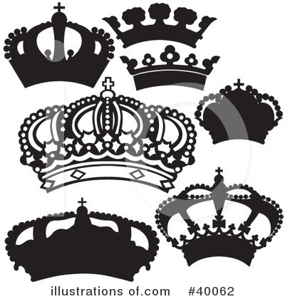 Royalty-Free (RF) Crown Clipart Illustration by dero - Stock Sample #40062