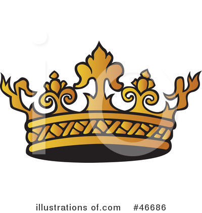Royalty-Free (RF) Crown Clipart Illustration by dero - Stock Sample #46686