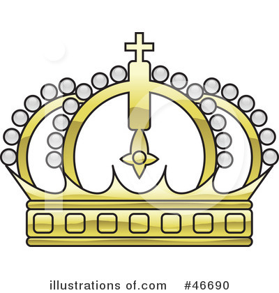Royalty-Free (RF) Crown Clipart Illustration by dero - Stock Sample #46690