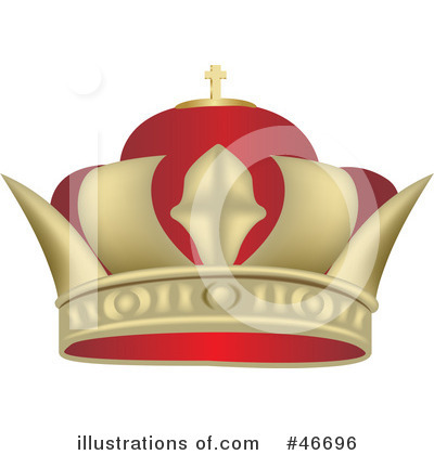 Royalty-Free (RF) Crown Clipart Illustration by dero - Stock Sample #46696