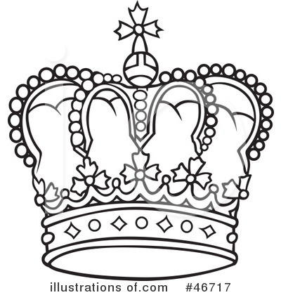 Royalty-Free (RF) Crown Clipart Illustration by dero - Stock Sample #46717