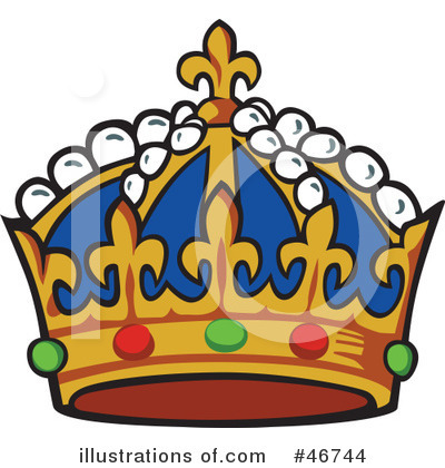 Royalty-Free (RF) Crown Clipart Illustration by dero - Stock Sample #46744